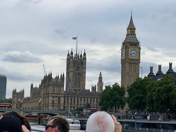 Last shot of London, the Elizabeth Tower and Parliament