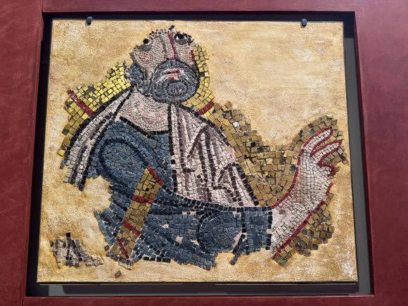 Mosaics that were originally in the basilica - they are now displayed in the museum attached to the basilica 