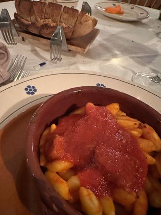 That cavatelli with pork neck, tomato, and ricotta forte!!!