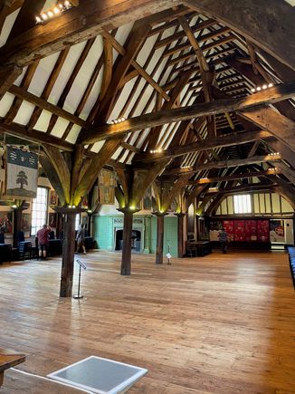Inside the Merchant and Adventurers Hall