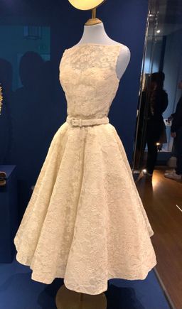 We went to a beautiful fashion show in Kensington Palace. This was worn by Audrey Hepburn 