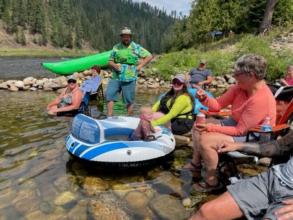 My niece, mom, SIL, and brother. 
