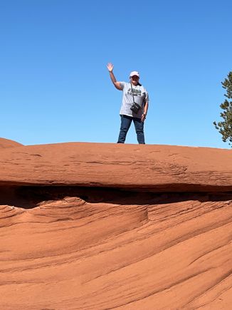 Hi 5 from Pancake Rock.