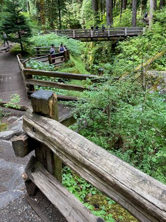 Great wood work, not sure who carried all of this wood up the mountain