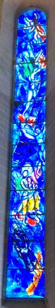 It has windows made by Chagall