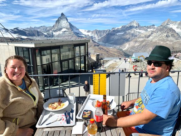 Now this was lunch with a view