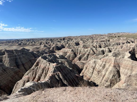 The South Dakota Badlands.