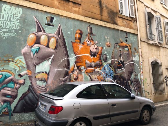 Graffiti in Le Panier