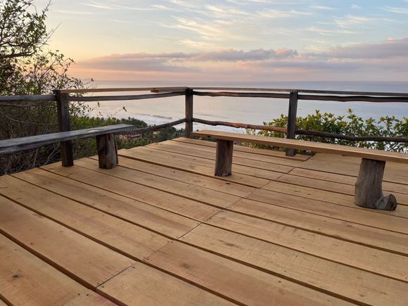 Standing on the deck