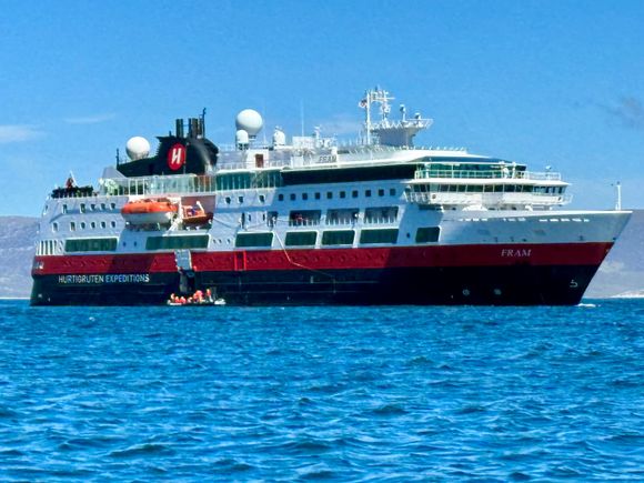Better look at Hurtigruten’s MS Fram