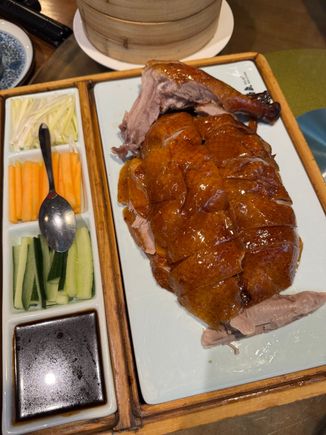 Our delicious Peking Duck at Old Beijing Restaurant