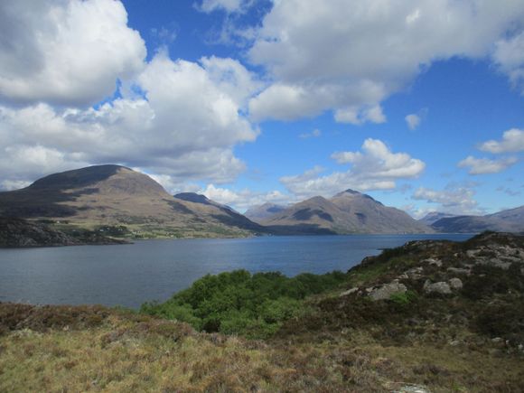 Views, the Torridon hills look unreal
