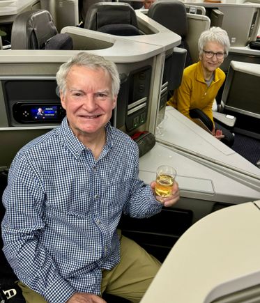 Time to go home. Joyce was more than ready… We upgraded to business class for an extra $1000 apiece to handle the 12 hour flight to Dallas. This was the first time we had ever flown business class and I was actually able to sleep for four or five hours! Hooray! And we got to use the One World lounge in Seoul for a couple of hours before the flight, another first. I haven’t known what I’ve been missing! 