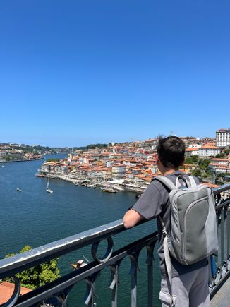 View from top deck of Luis I bridge never gets old