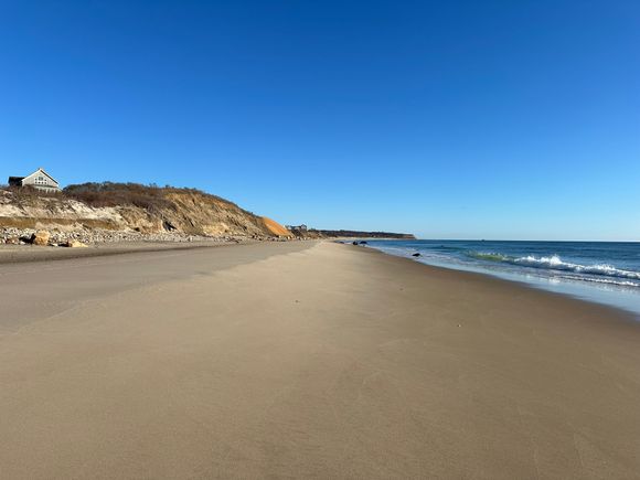 The tide was low so the sand was beautifully packed. 