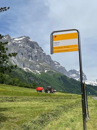Another beautiful Swiss bus stop
