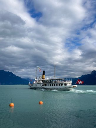 Our peddle steamer Italie