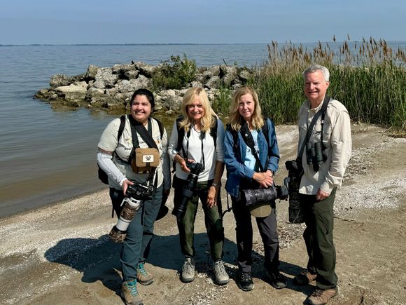 Birding on the beach!