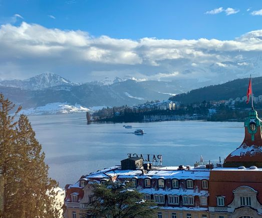 
A friend and I had lunch at the hotel today. 