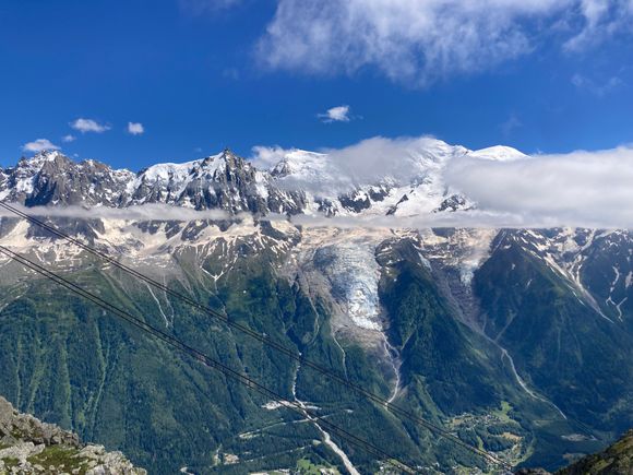 This is the view from Brevent we couldn't see the day before