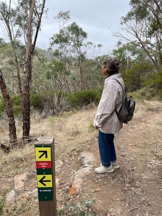 To the waterfall (I’m calling out the fake news) 