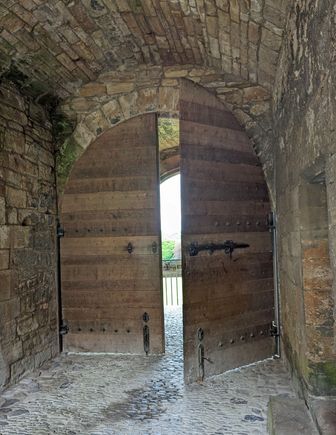 Door to the East Entrance, main ceremonial entrance into the Palace