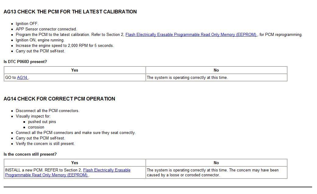 Code P2127 throttle/pedal position sensor/switch E circuit E low