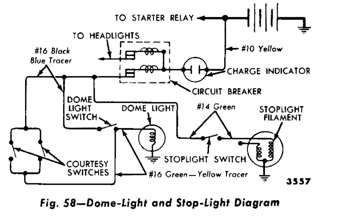 195355 F100 Dome light wiring diagram Ford Truck Enthusiasts Forums