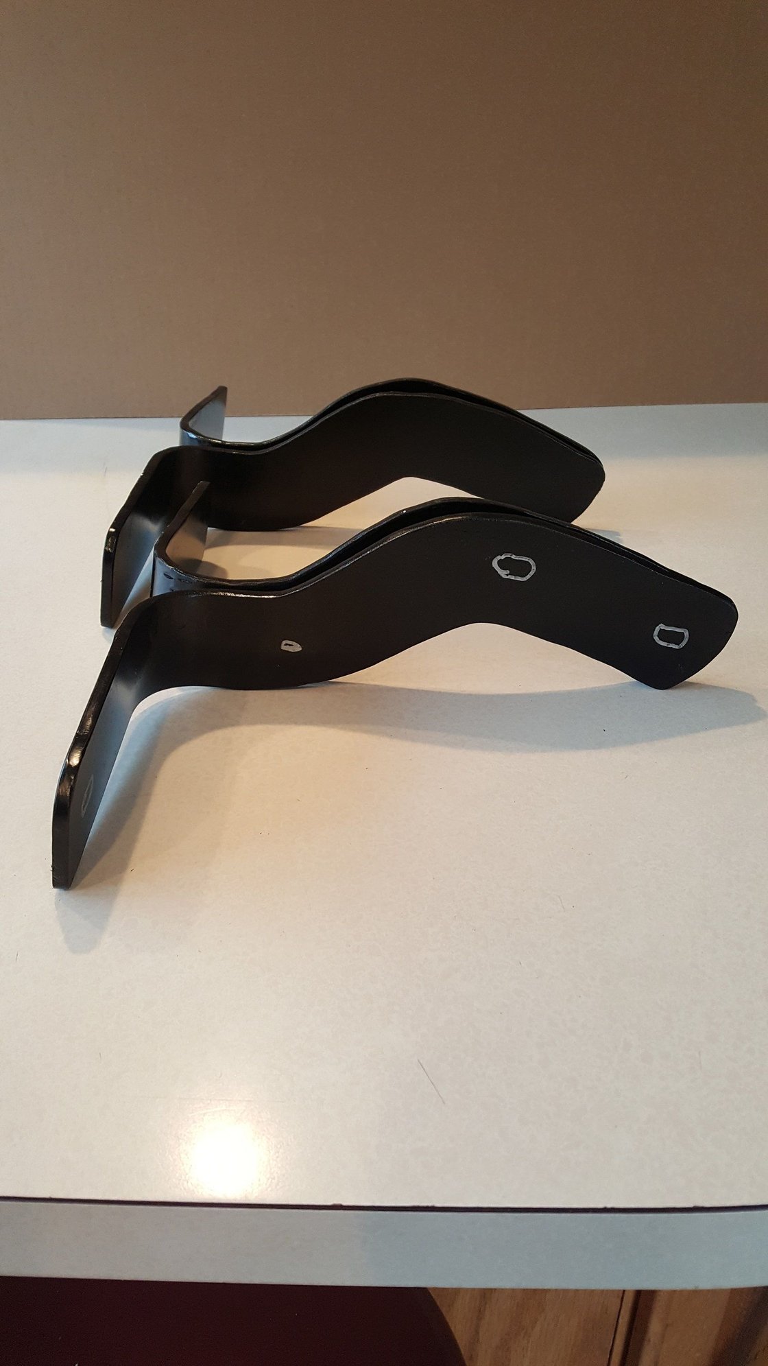 Miscellaneous - 1980's Flareside rear bumper brackets - New - 1980 to 1987 Ford 1/2 Ton Pickup - Ashford, CT 06278, United States