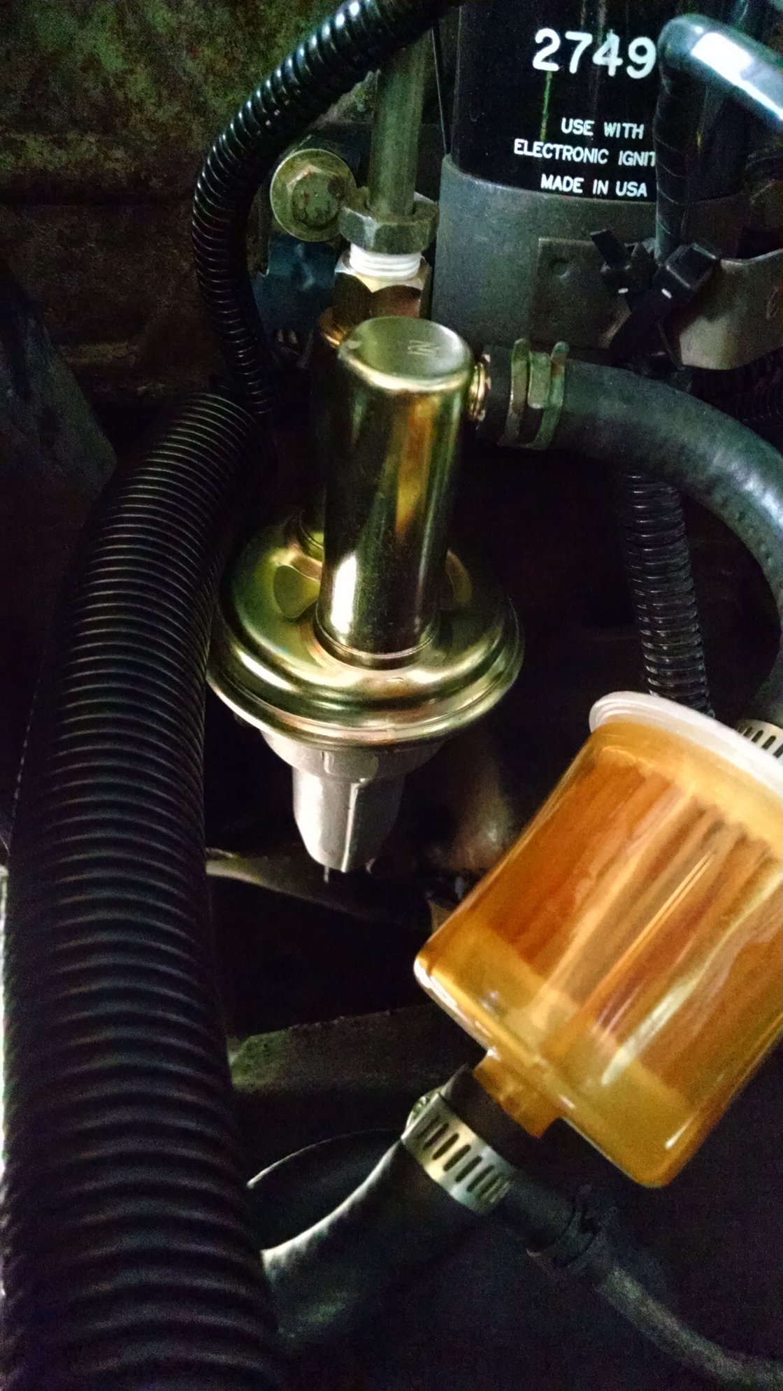 Brand new fuel pump makes loud knocking noise is it "breaking in" or