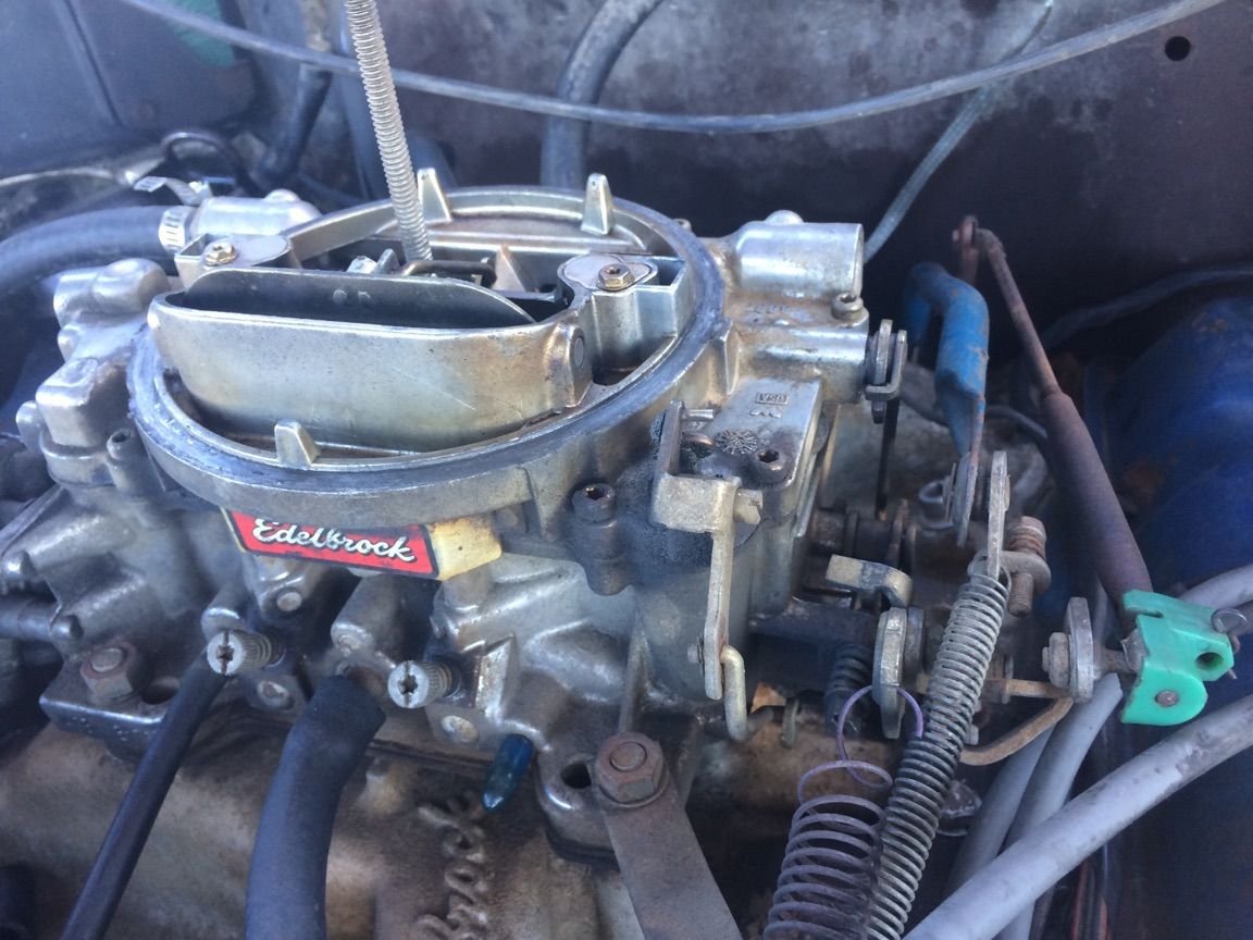 Edelbrock carburetor fitment Ford Truck Enthusiasts Forums