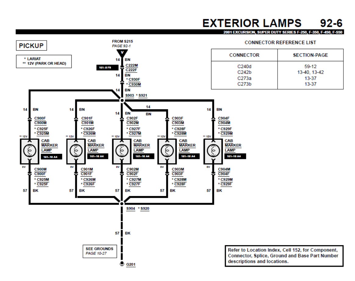 2001 f350 taillights and running lights not working Page 2 Ford