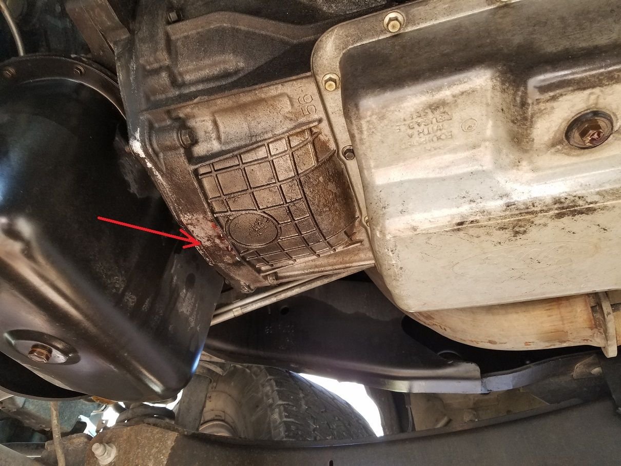 08 F250 transmission fluid everywhere after hard tow where to start