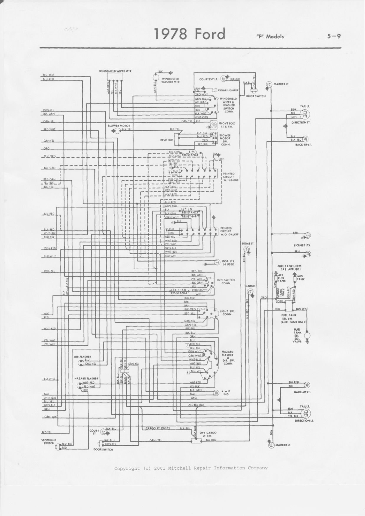 1978 Ford F600 Wiring Diagram