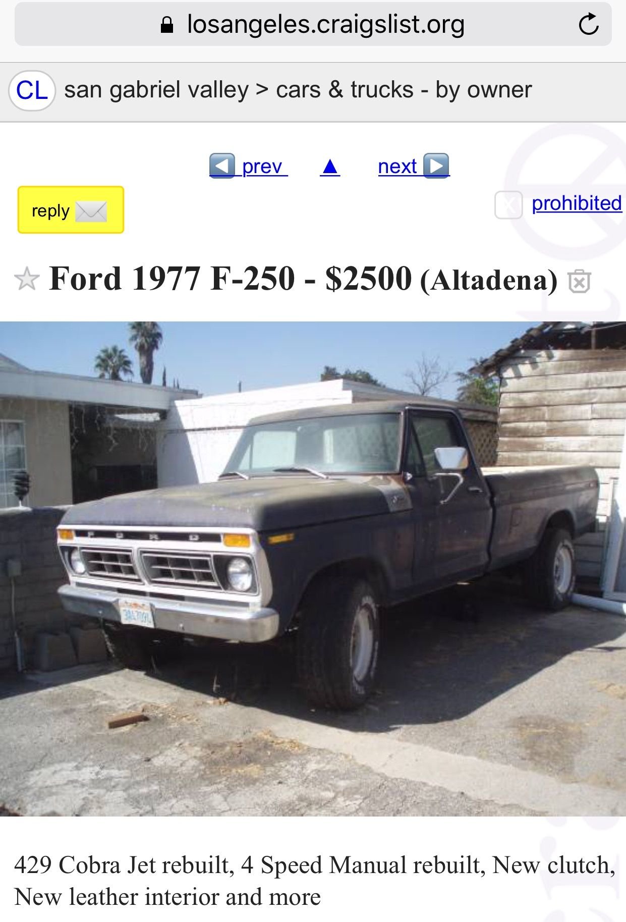 Craigslist find of the week Page 177 Ford Truck Enthusiasts