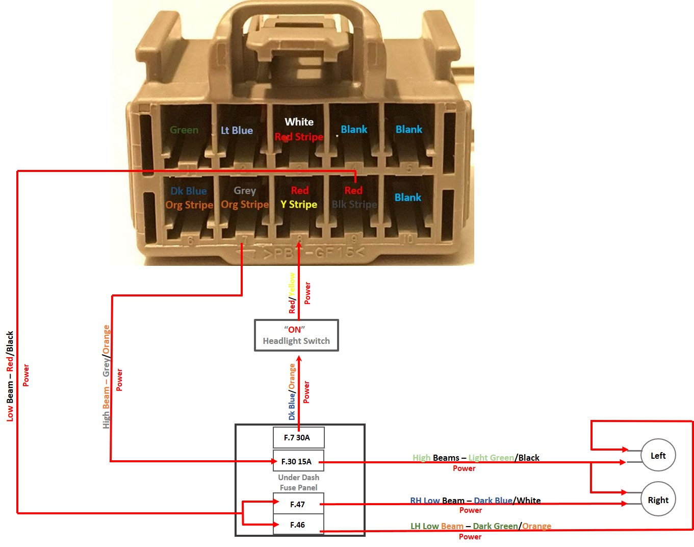 02 F350 headlight switch wiring diagram. - Page 3 - Ford Truck