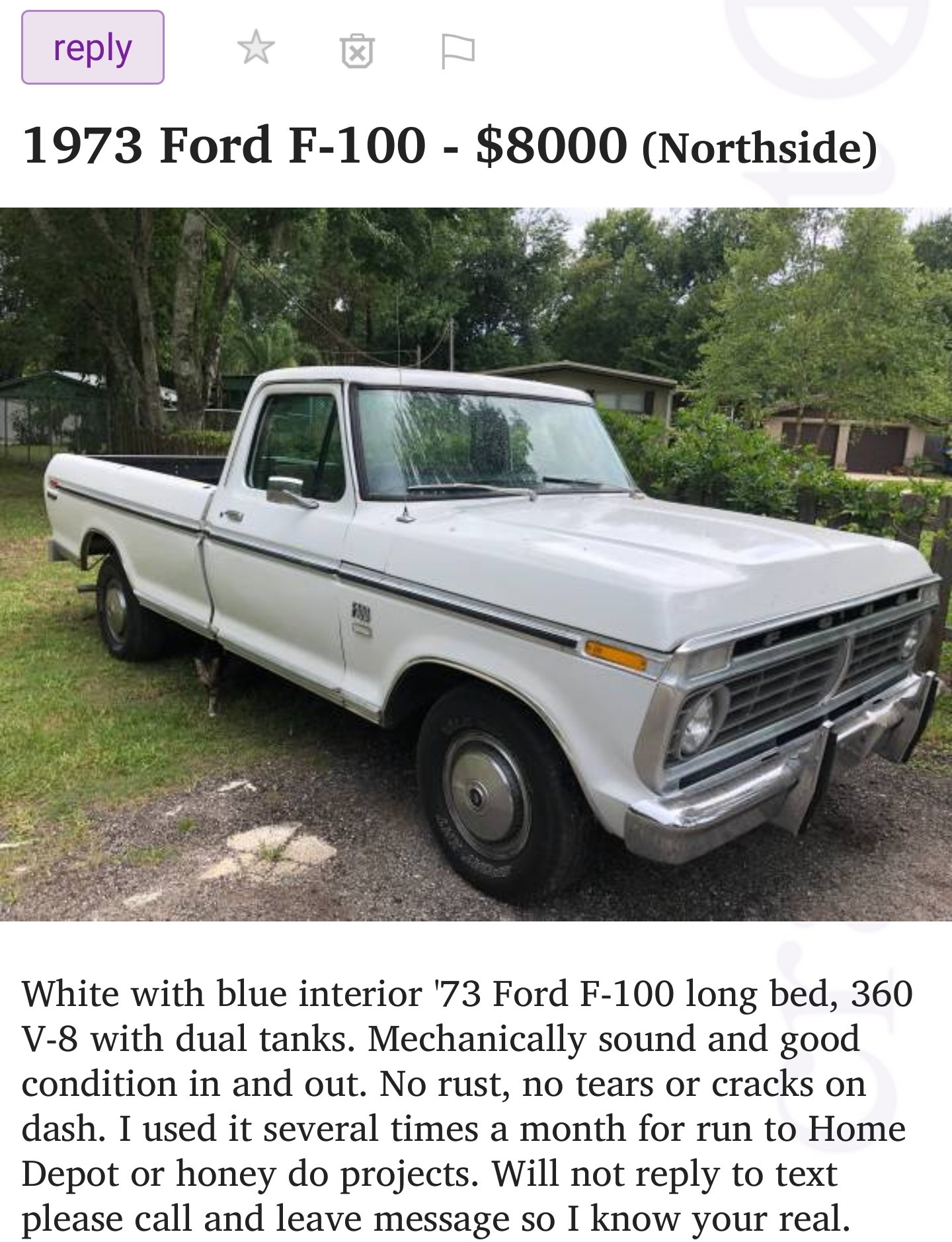 Craigslist find of the week! - Page 244 - Ford Truck ...