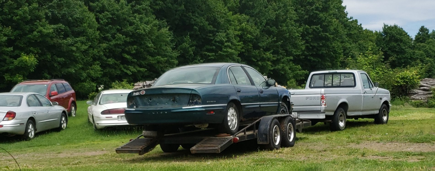ive pulled 2 cars of this weight (4,000 pound cars, fairly aerodynamic because the front ends were below the height of the cab so air can slip over