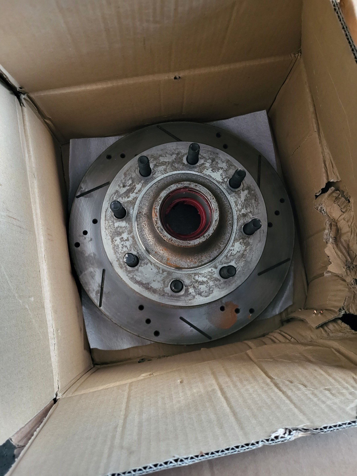 Powerstop slotted/Crossdrilled rotors 2WD Excursion/F250/F350 Ford