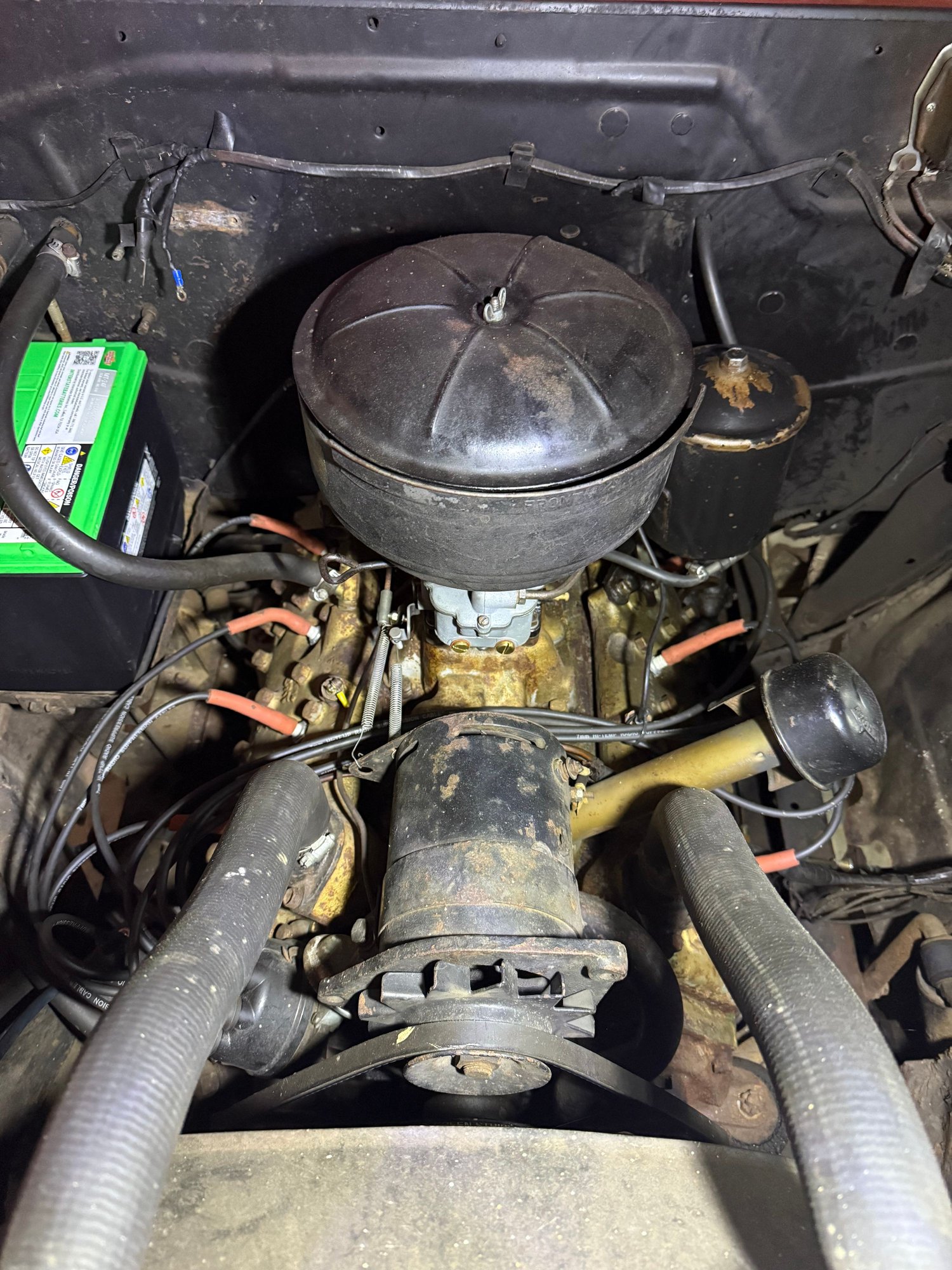 View of generator, only see LL stamped on it