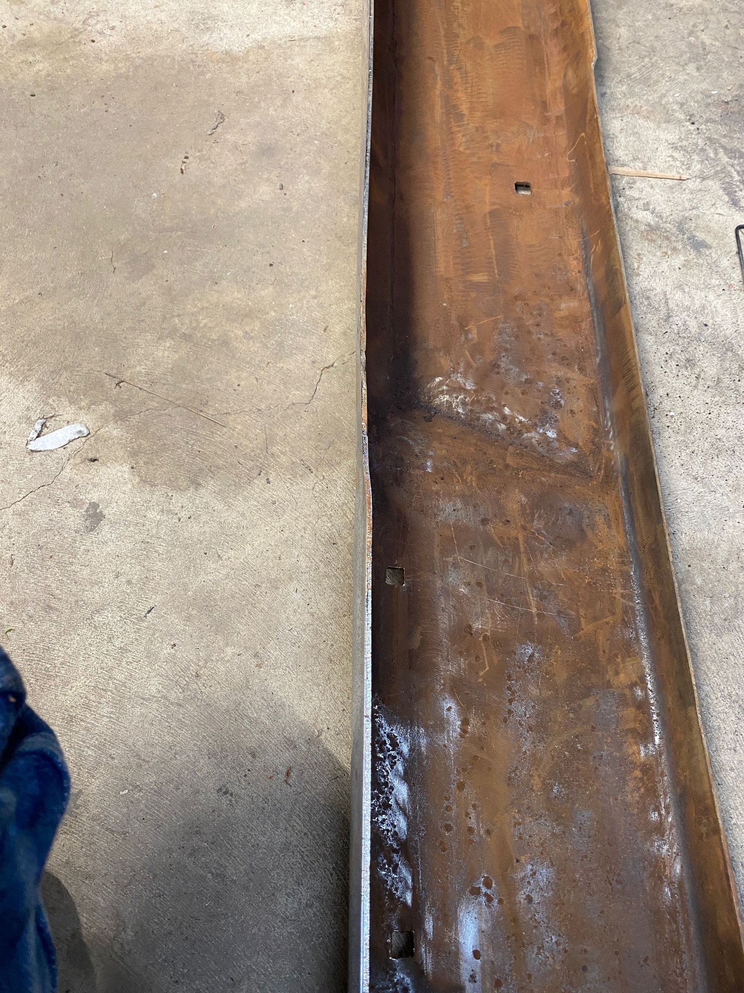 Bent bumper