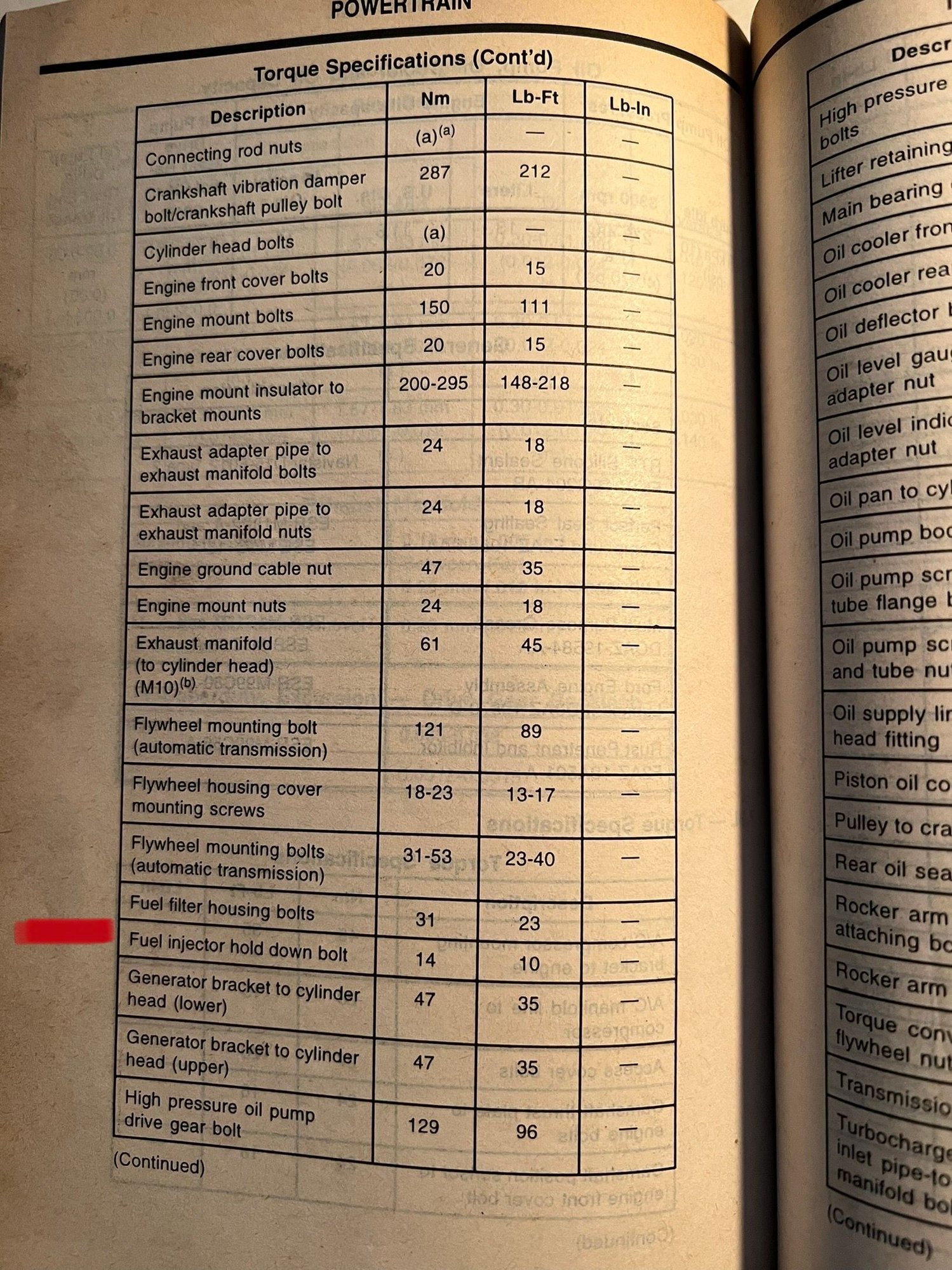 Full Injector torq spec Ford Truck Enthusiasts Forums