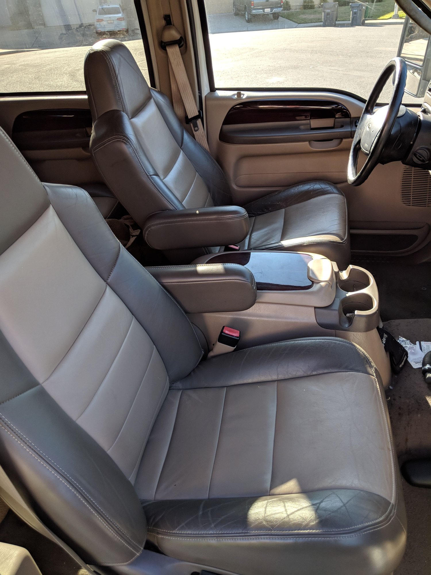 2003 Ford Excursion - 2003 Ford Excursion EB 4WD with 2015 front end - Used - VIN 1FMSU45P03EB66578 - 87,000 Miles - 6 cyl - 4WD - Automatic - Truck - White - West Sacramento, CA 95691, United States