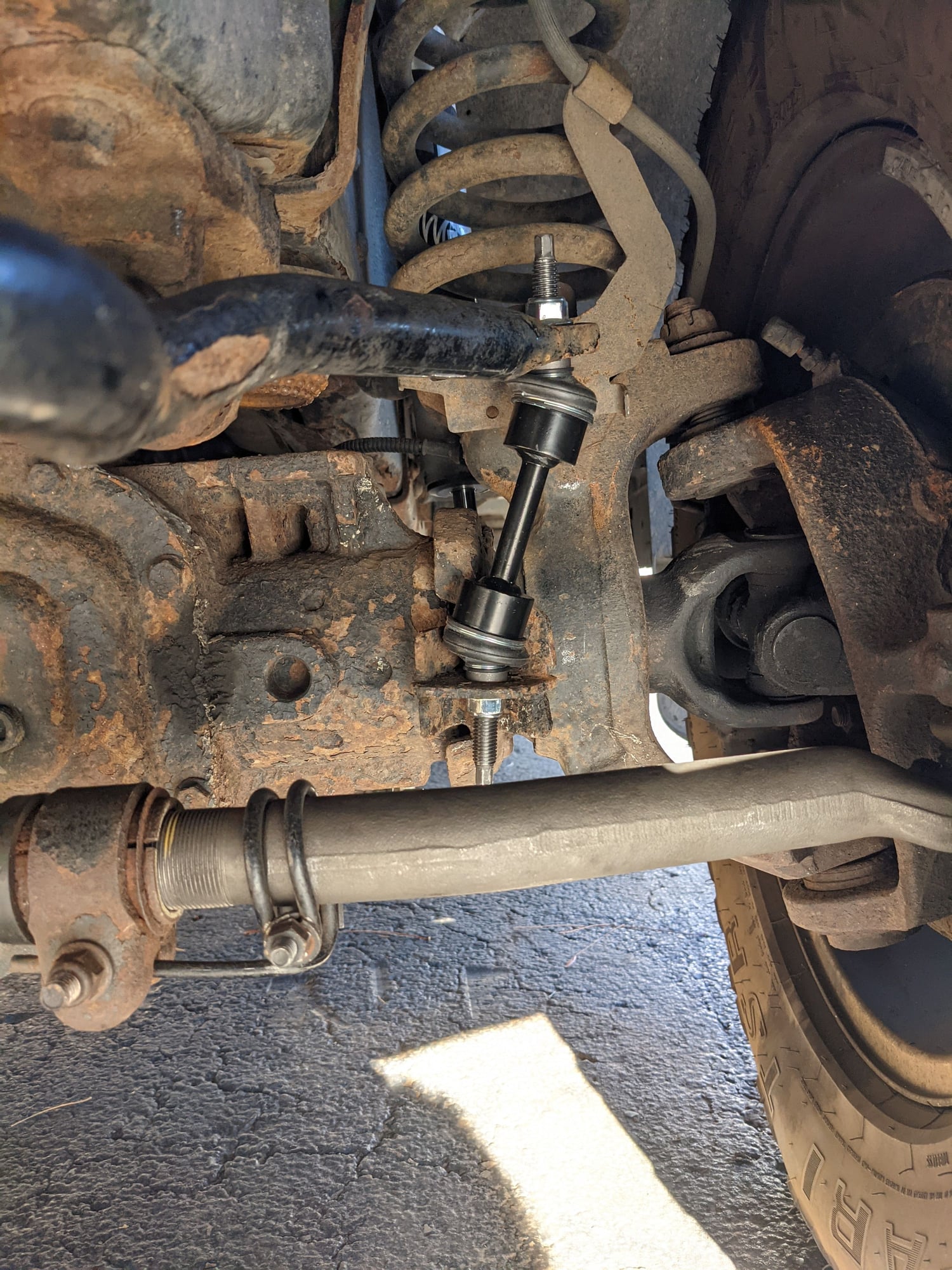 Front sway bar end links -Alignment - Ford Truck Enthusiasts Forums