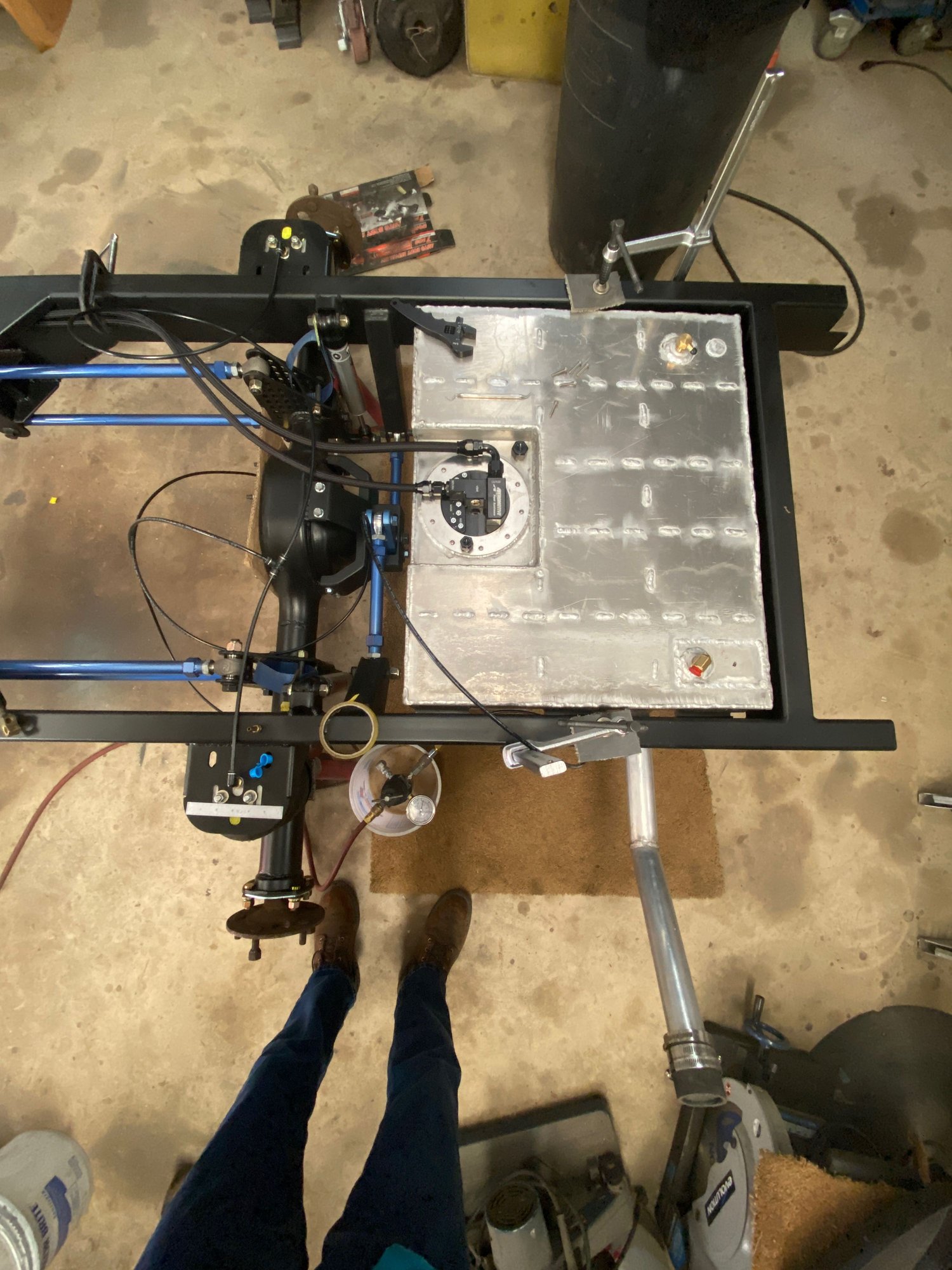 Top view installed into chassis