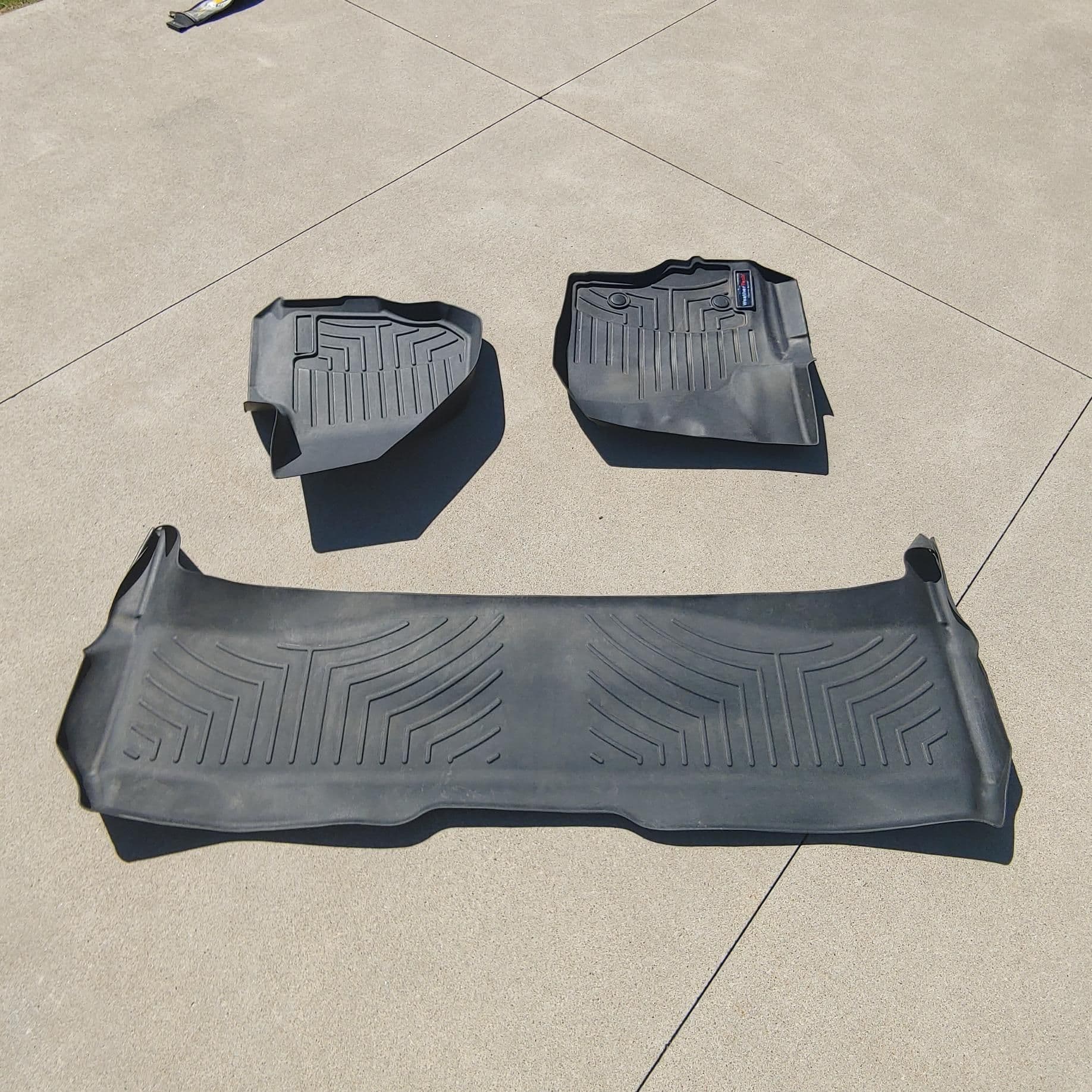 Interior/Upholstery - 2011 to 2016 F-250 and F-350 Weather Tech Floor Mats (Black) - Used - 2011 to 2016 Ford F Super Duty - Orchard Park, Ny, NY 14127, United States