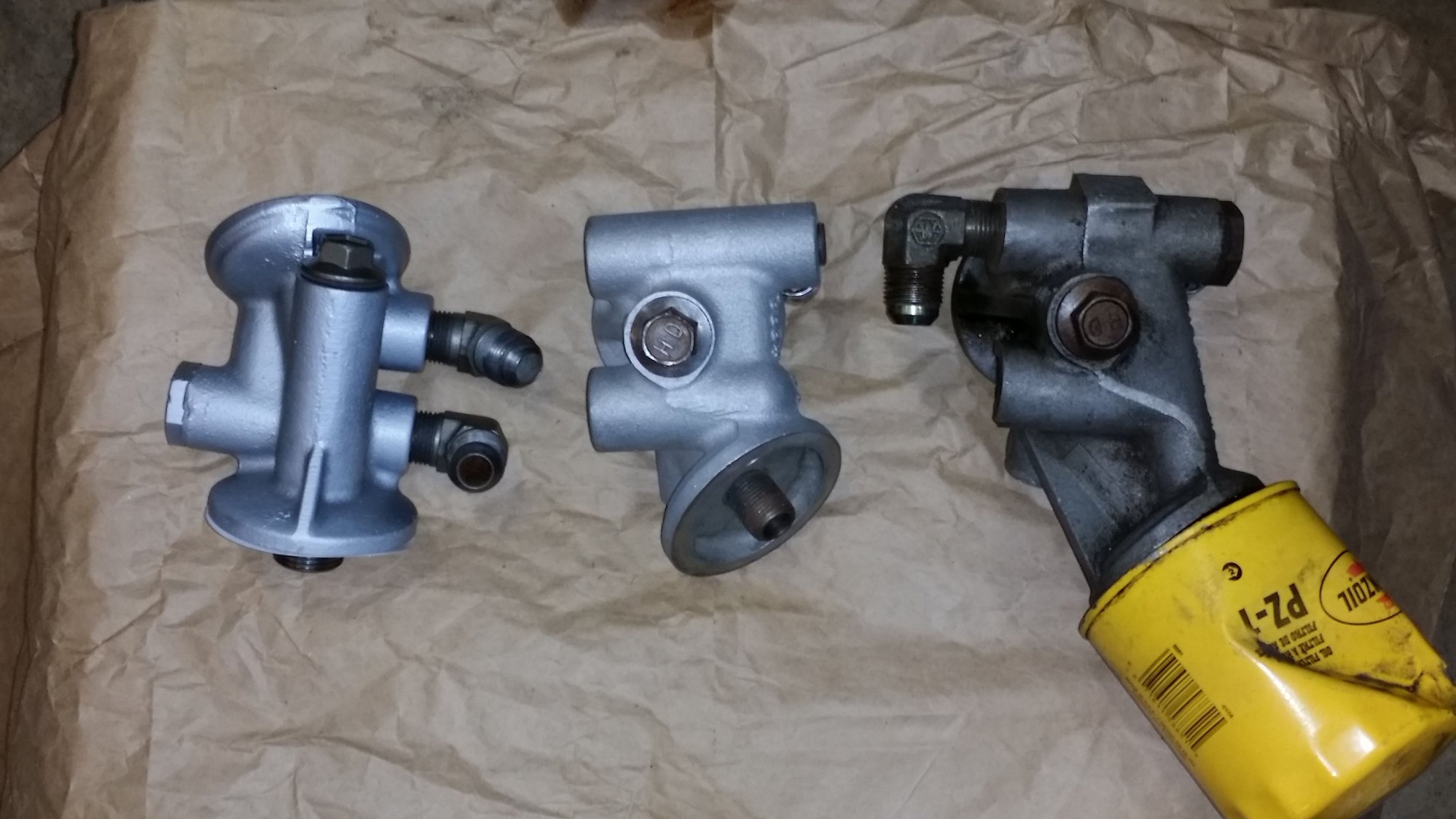 Econoline oil filter adapter block adapter Ford Truck Enthusiasts Forums