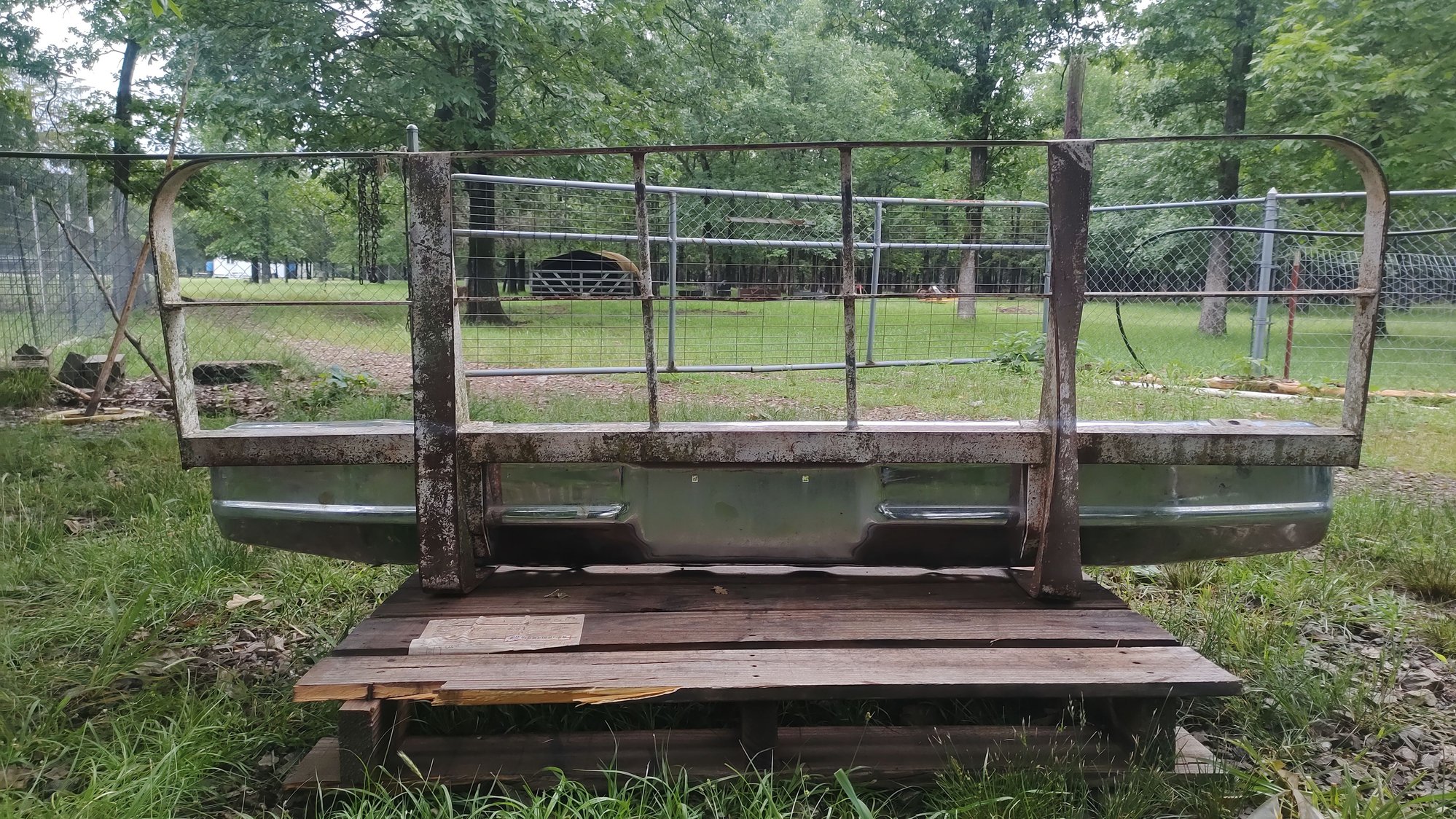 Exterior Body Parts - Vintage front bumper guard (full face) and chrome bumper - Used - 1980 to 1986 Ford 1/2 Ton Pickup - Tuskahoma, OK 74574, United States