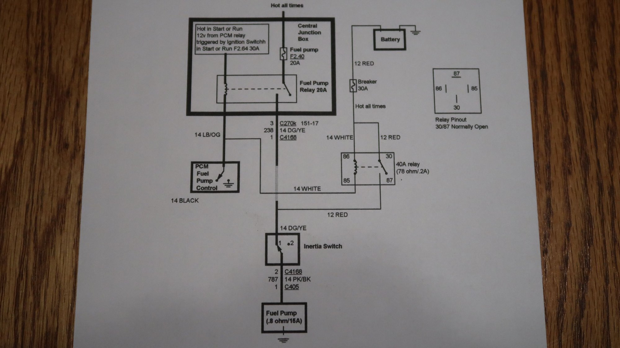 2003 F250 V10 Fuel Pump Relay in CJB Ford Truck Enthusiasts Forums