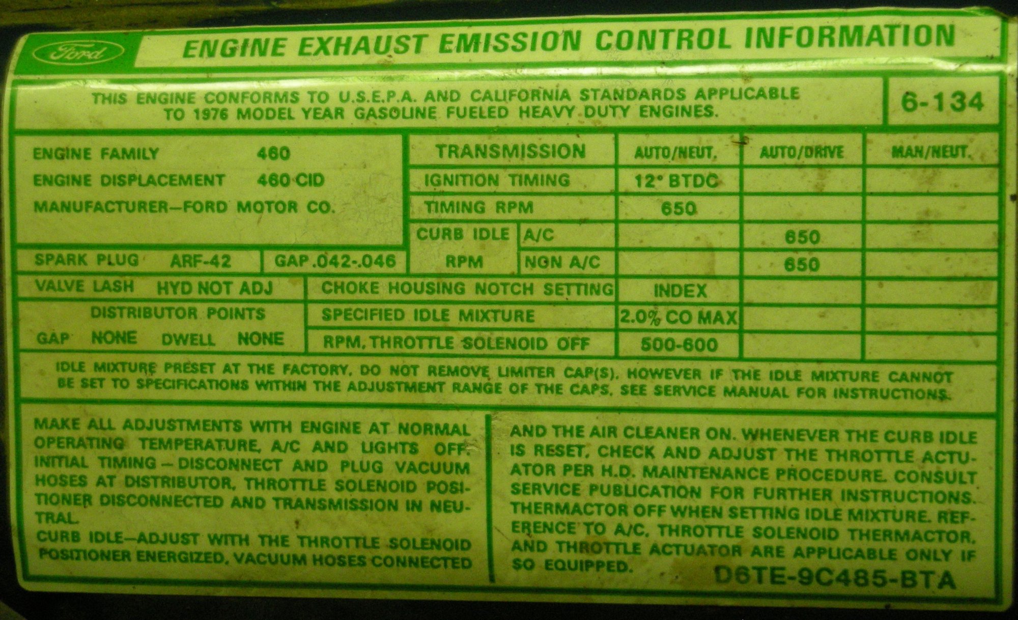 460 spark plug gap Ford Truck Enthusiasts Forums